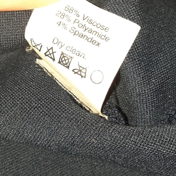 Madewell Ponte Nightshine Beaded Navy Blouse - Picture 5 of 5